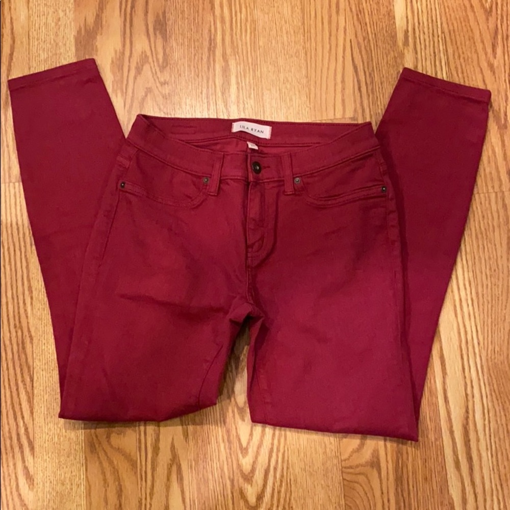 Lila Ryan magenta skinny jeans (size 27)